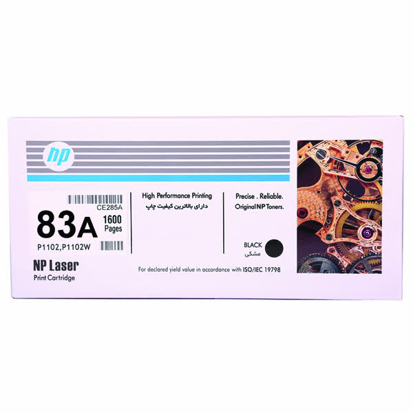 عکس اصلی تونر مشکی کارتریج hp مدل 83A